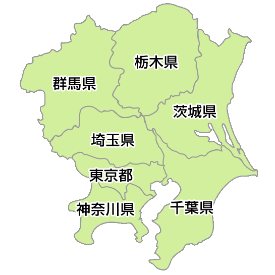 対応エリアマップ